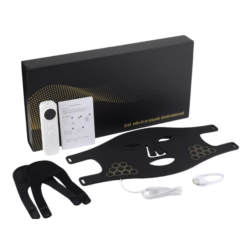 Red Light Therapy Mask 460Nm 660Nm 850Nm LED Beauty Devices Face Instrument Rejuvenation Skin anti Aging Wrinkle Skin Repair