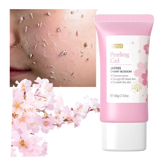 Sakura Face Deep Cleaning Exfoliating Gel Skin Care Whitening Moisturizer Repair Facial Scrub Skin Care 60G