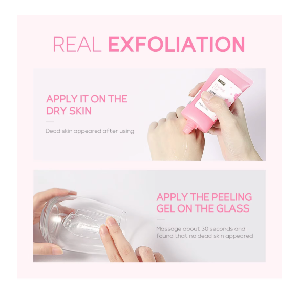 Sakura Face Deep Cleaning Exfoliating Gel Skin Care Whitening Moisturizer Repair Facial Scrub Skin Care 60G