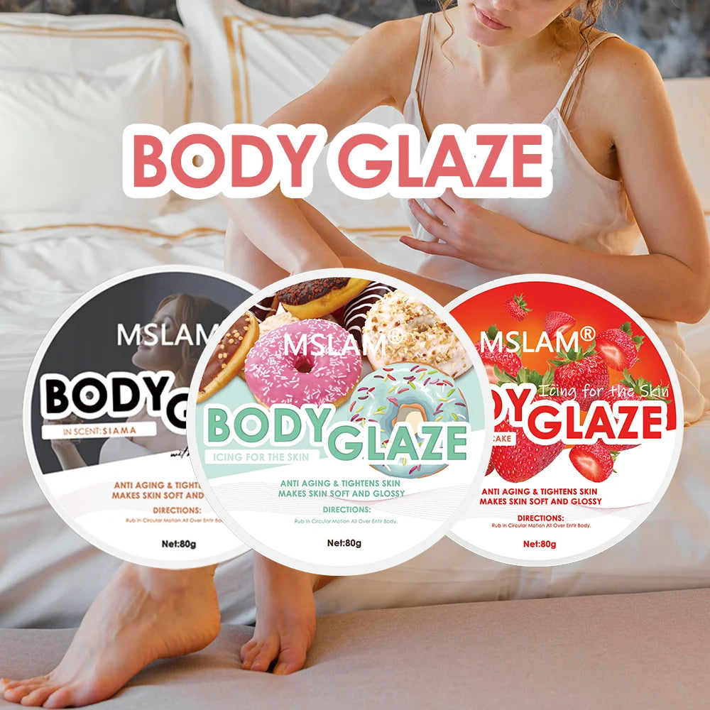 Body Glaze Body Butter Whipped Body Butter for Women, Butter Body Moisturizer for Women anti Aging Body Cream Leaves Skin Soft